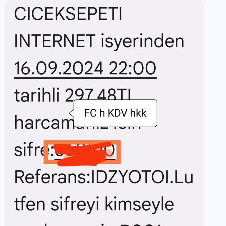 ÇiçekSepeti Bilgim Dışında K. Kartımdan Alışveriş
