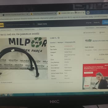 Sahibinden Sipariş Edilen Yedek Parça Teslim Edilmedi Ve Para İadesi Yapılmadı