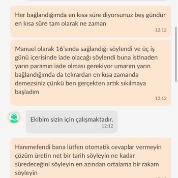 Dolap Uygulaması Para İadesi Yapmıyor