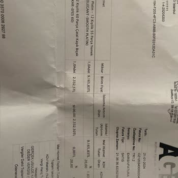 Bernardo Teslim Edilmeyen Ürünler