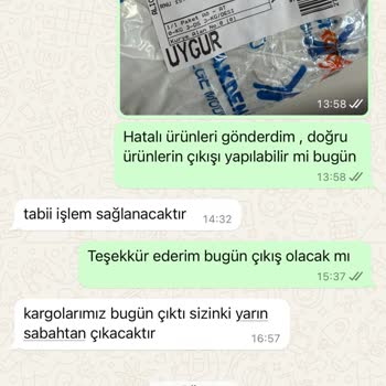 Mai Collection Hatalı Ürün Gönderiyor, Cevap Vermiyor