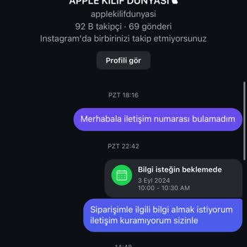 Apple Kılıf Dünyası Instagram'dan Sipariş Verdiğim Kılıflar Hala Ulaşmadı!