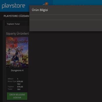 Playstore.com Türk Telekom Üzerinden Aldığım Kod Teslim Edilmiyor