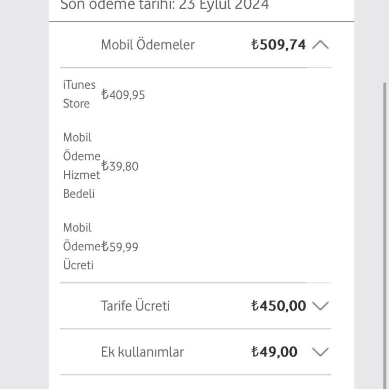 Vodafone Faturasında Yanlış iTunes Ücreti Kesintisi