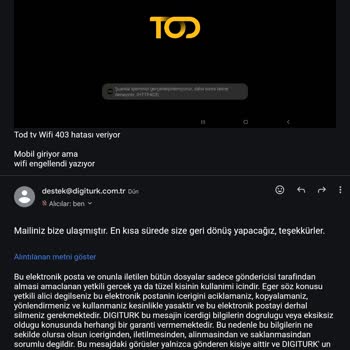 Tod TV Http 403 Hatası Ve Muhatap Bulamamak