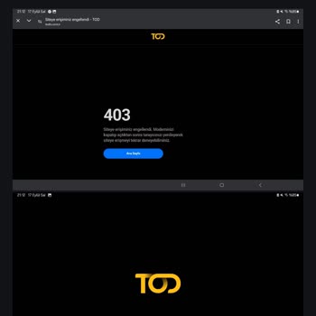 Tod TV Http 403 Hatası Ve Muhatap Bulamamak