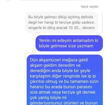 Sikayet.com Defolu Ürün Gönderilmesi