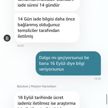 Amazon Mağduriyet Ve Gelmeyen İade Ücreti