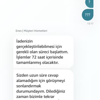 Amazon Mağduriyet Ve Gelmeyen İade Ücreti