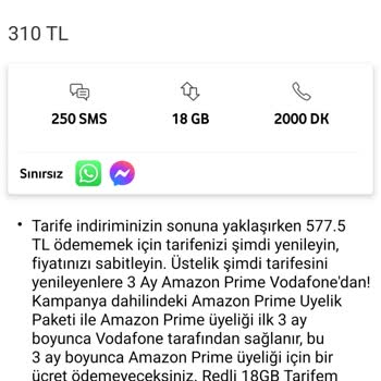 Tarife Değişikliği ve Söz Verilen Fiyatın Artışı