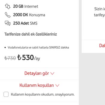 Tarife Değişikliği ve Söz Verilen Fiyatın Artışı