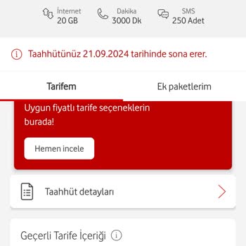 Tarife Değişikliği ve Söz Verilen Fiyatın Artışı