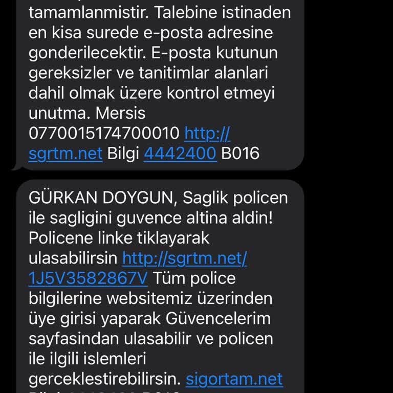 Sigortam.net Tamamlayıcı Sağlık Sigortası Uzayan Süreç