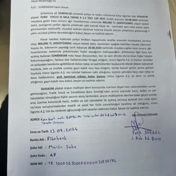 Unico Sigorta Mağduriyetimin Giderilmesini İstiyorum