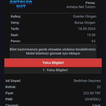 Obilet Yanlış Otogar Seçimi Ve İptal Sorunu