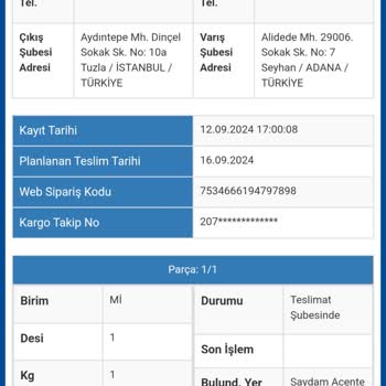Sürat Kargo Kargomun Kaybolması Ve Kimseye Ulaşamamam