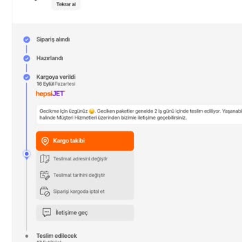 Hepsijet Anadolu TM Saçma Gecikme.
