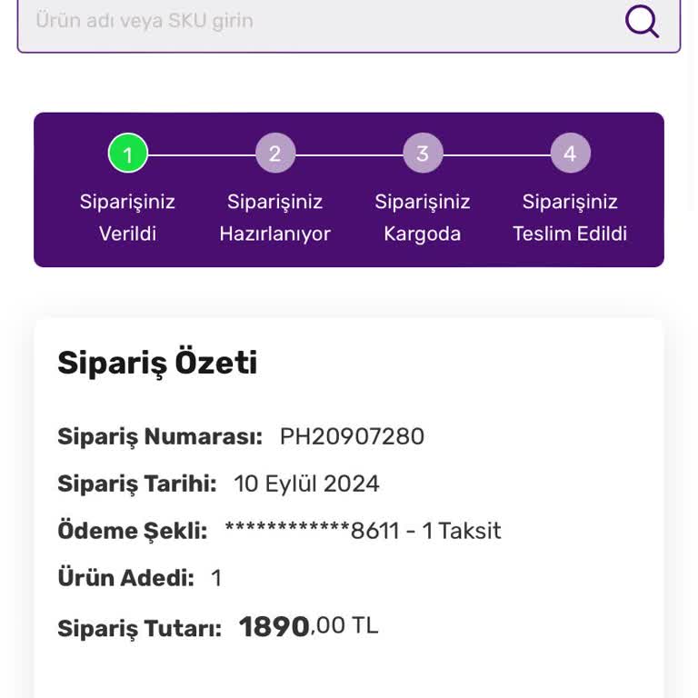 Gratis İnternet Mağazasından Alınmış Ürün Gönderilmedi