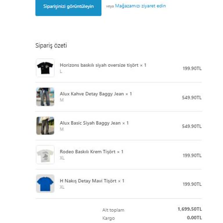 Ate Wear Sipariş Durumu Hakkında Bilgi Alamıyorum