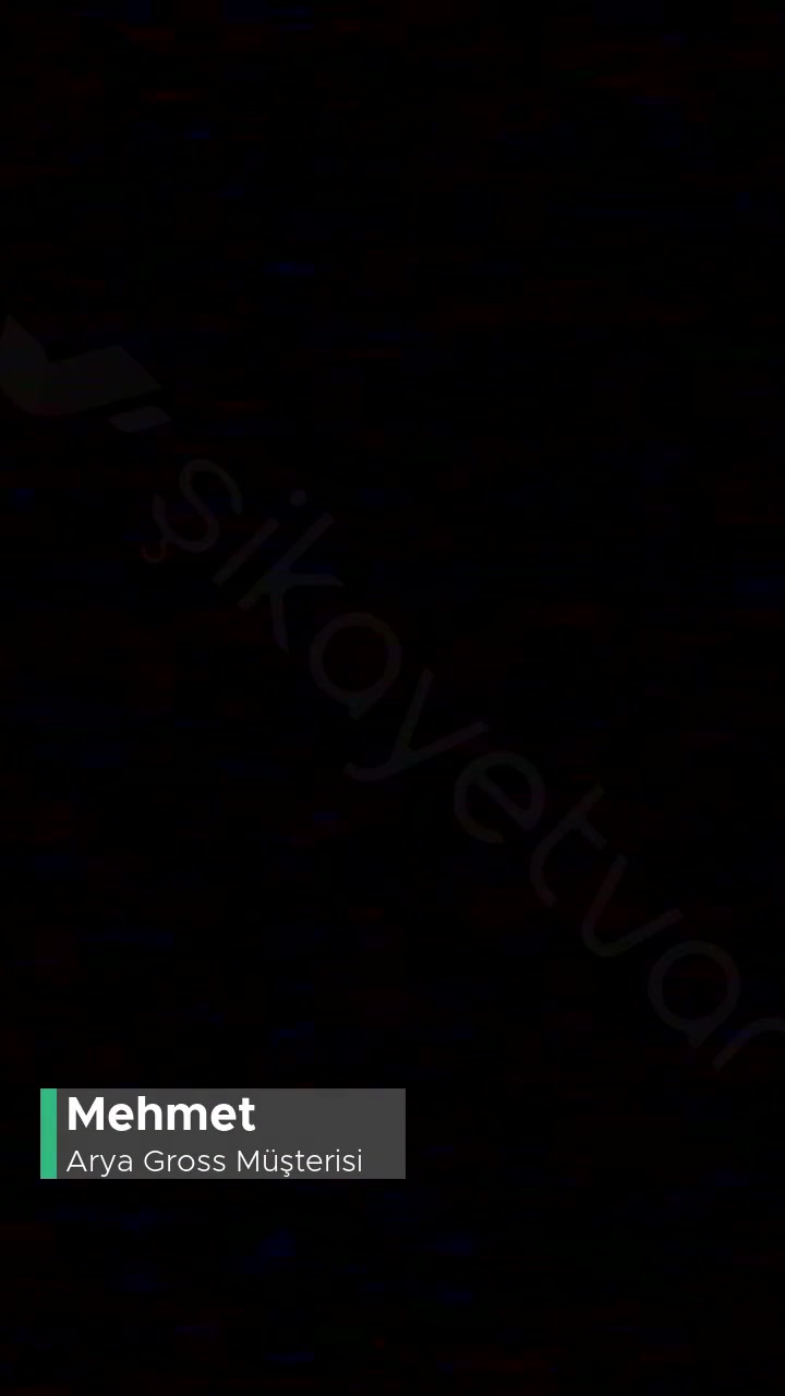 Arya Gross Alınmak İstenen Ürün İçin Para İadesi Yapılması! videonun kapak resmi