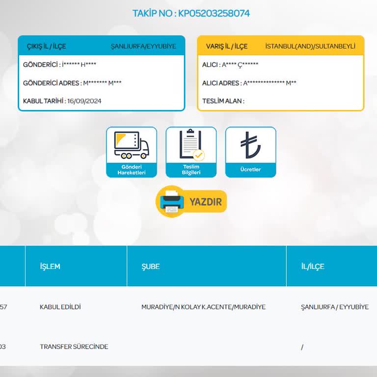 PTT Kargo Kargomun Gecikmesi Hakkında Acil Şikayet