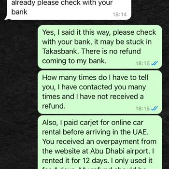 Dollar Car Rental in Abu Dhabi Airport Delayed Deposit Refund Despite Multiple Follow-ups