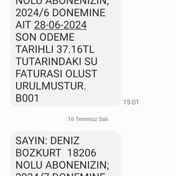 Düzce Belediyesi Su Sayaç Okumuyor