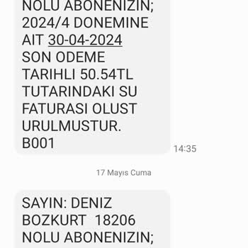 Düzce Belediyesi Su Sayaç Okumuyor