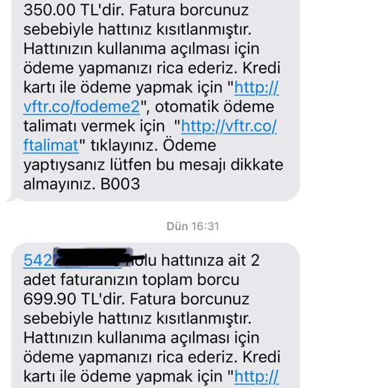 Yanlış Faturalandırma ve İptal Edilmeyen Hat Sorunu