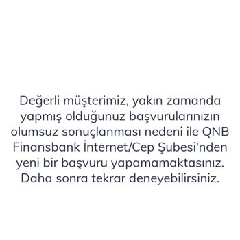 QNB 0 Faiz Kampanyası Fiyaskosu