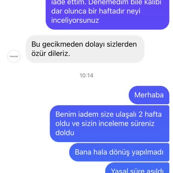 Touché Privé Touche Markası Pişmanlıktır