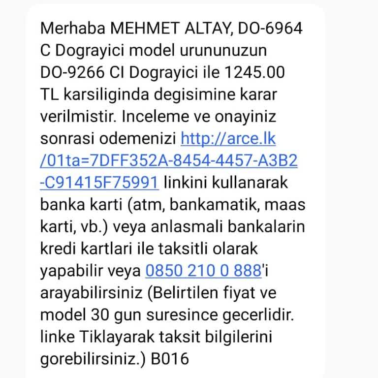 Arçelik Doğrayıcı Değişiminde Adaletsiz Ücret Talebi