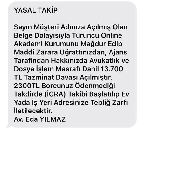Turuncu Online Akademi Gerekli Yerlere Yönlendirme