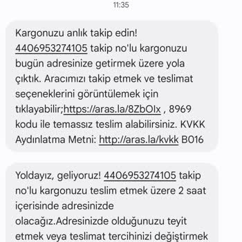 Aras Kargo Ürün Teslimat Yapmıyor