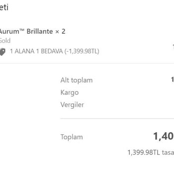 Aurumtr.co brillante Yüzük Kaplamasında Kusur Mevcut