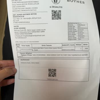 Boyner Ücret İadesi Problemi