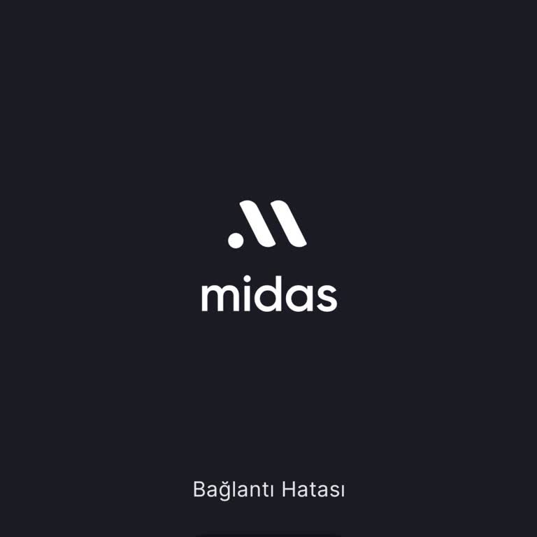 Midas Uygulamaya Giriş Yapamıyorum