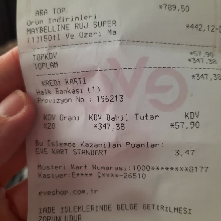Maybelline New York Memnun Kalmadığım Ürünün İadesi Kabul Edilmedi