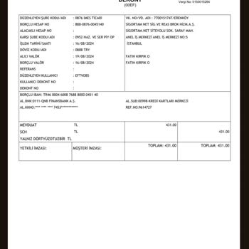 Sigortam.net İndirim Uygulandı Dekont Atıldı Ama Gelen İndirim Yok