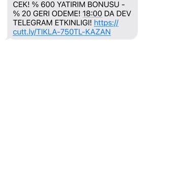 0850 706 05 06 Sürekli Gelen Bonus Mesajları Ve Numara Engelleme Sorunu