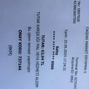 Çağdaş Marketler Çifte Çekim Mağduriyeti: İade Beklerken İlgisizlikle Karşılaştım