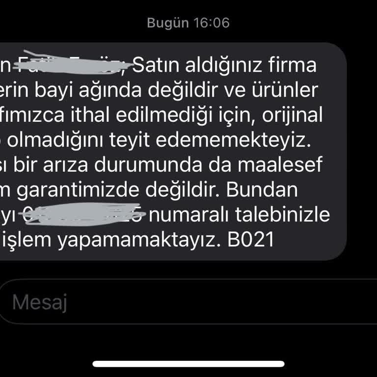 A101 Stanley Termos Servis Mağduriyeti Oluşturuyor