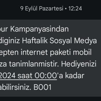 Türk Telekom Zaten Bedava Olan Sosyal Medya Paketine Sil Süpürden GB Çıkıp Durması