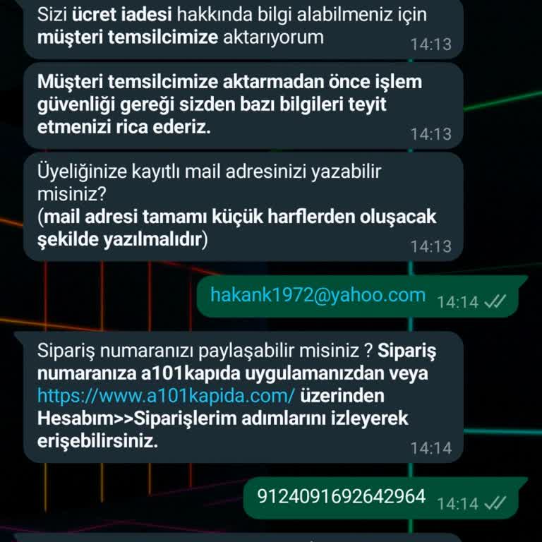 A101 Kapıda - Şikayet!