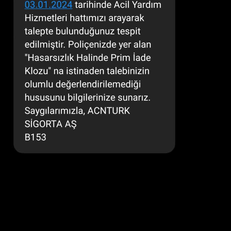 Acnturk Sigorta Hasarsızlık İndirimi İçin Bilgi Almak Bile Mağduriyet Yaratıyor!
