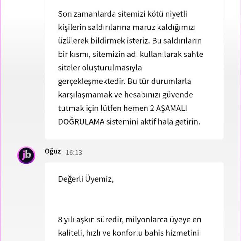 Jokerbet Hesap Güvenliği Ve Müşteri Hizmetleri Sorunu