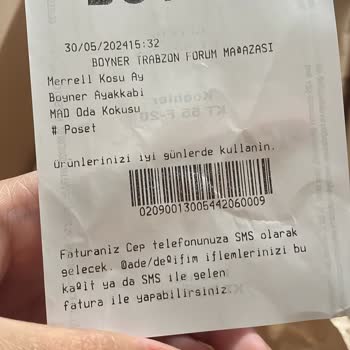 Boyner Mağazası Merrel Marka Spor Ayakkabı İade Sorunu