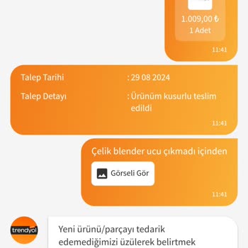 Trendyol Ücret İadesi Yapmıyor