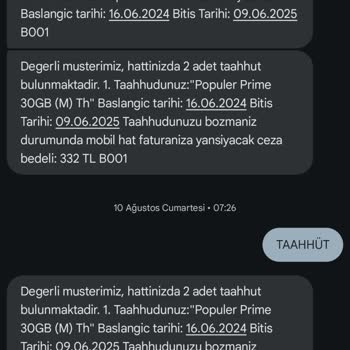 Türk Telekom Numara Taşıma İşlemlerinde Çıkarılan Yüksek Fatura