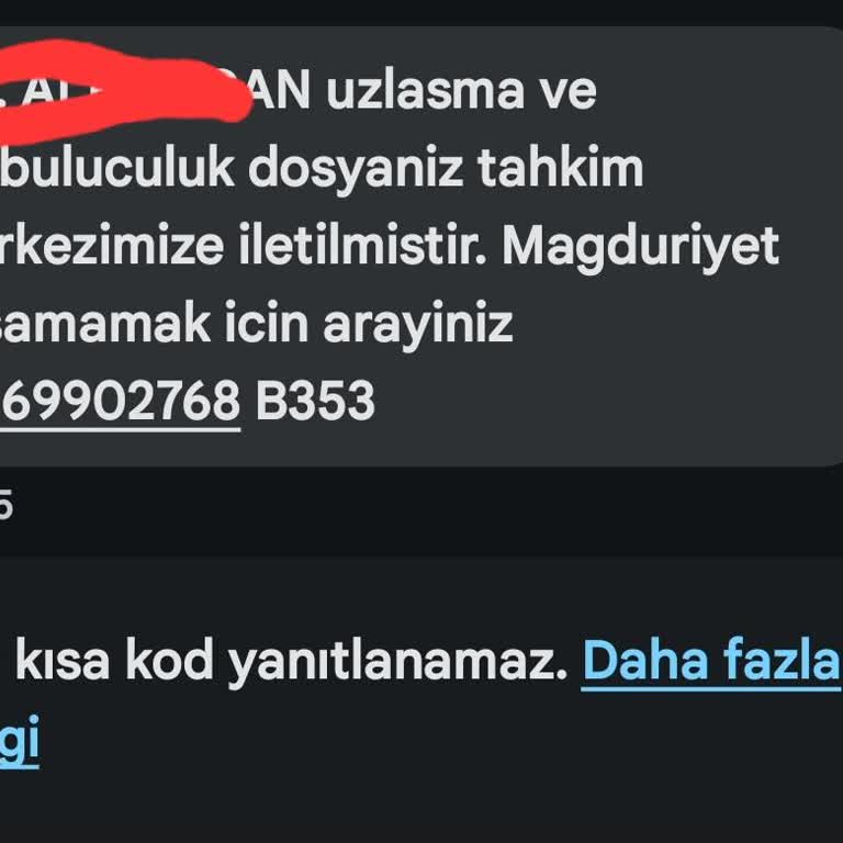 EKP UZLASMA (SMS) Ekip Uzlaşma Şikayet